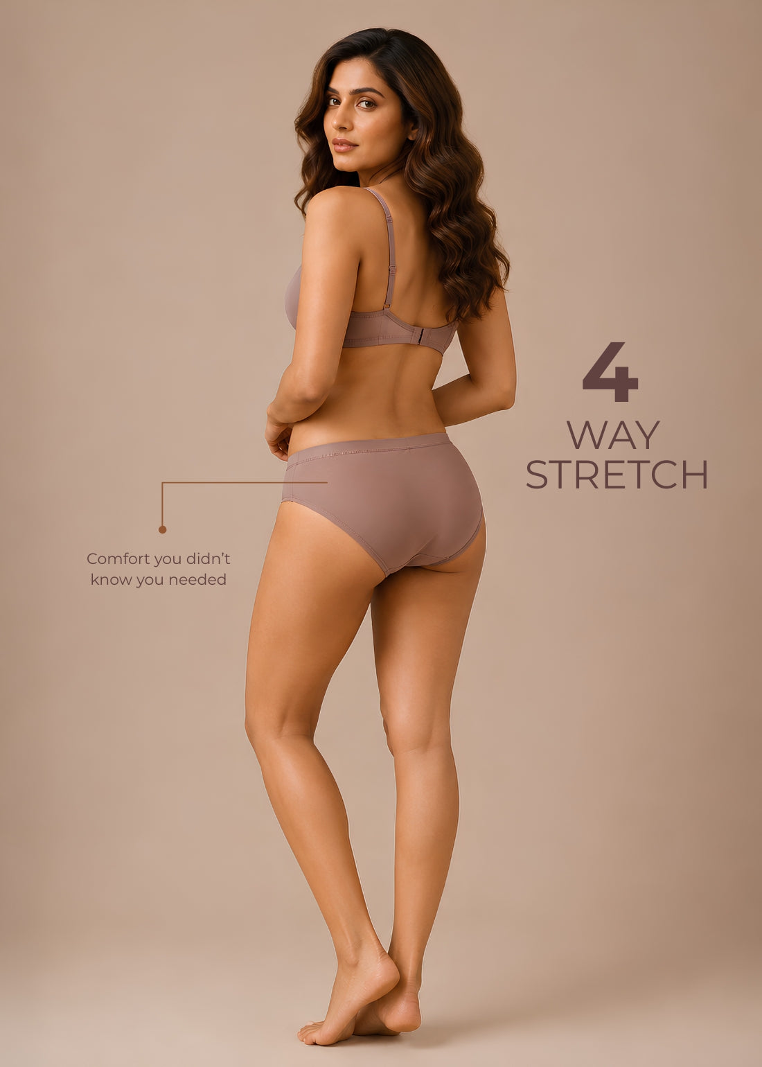 Seamless Comfort Hipster Brief – Mauve