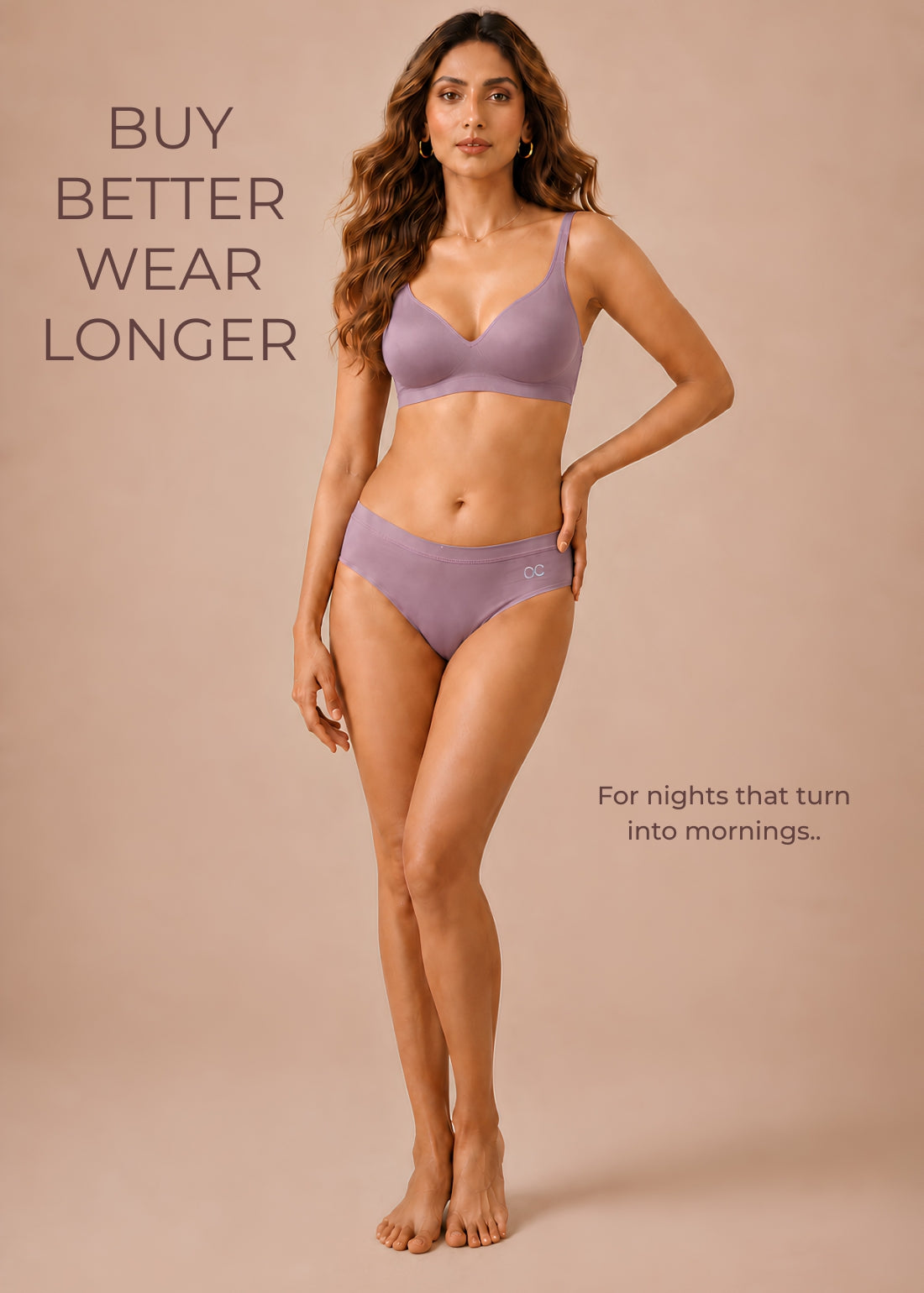 Seamless Comfort Hipster Brief – Lavender