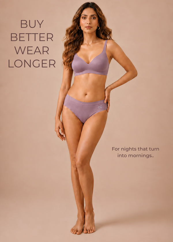 Seamless Comfort Hipster Brief – Lavender