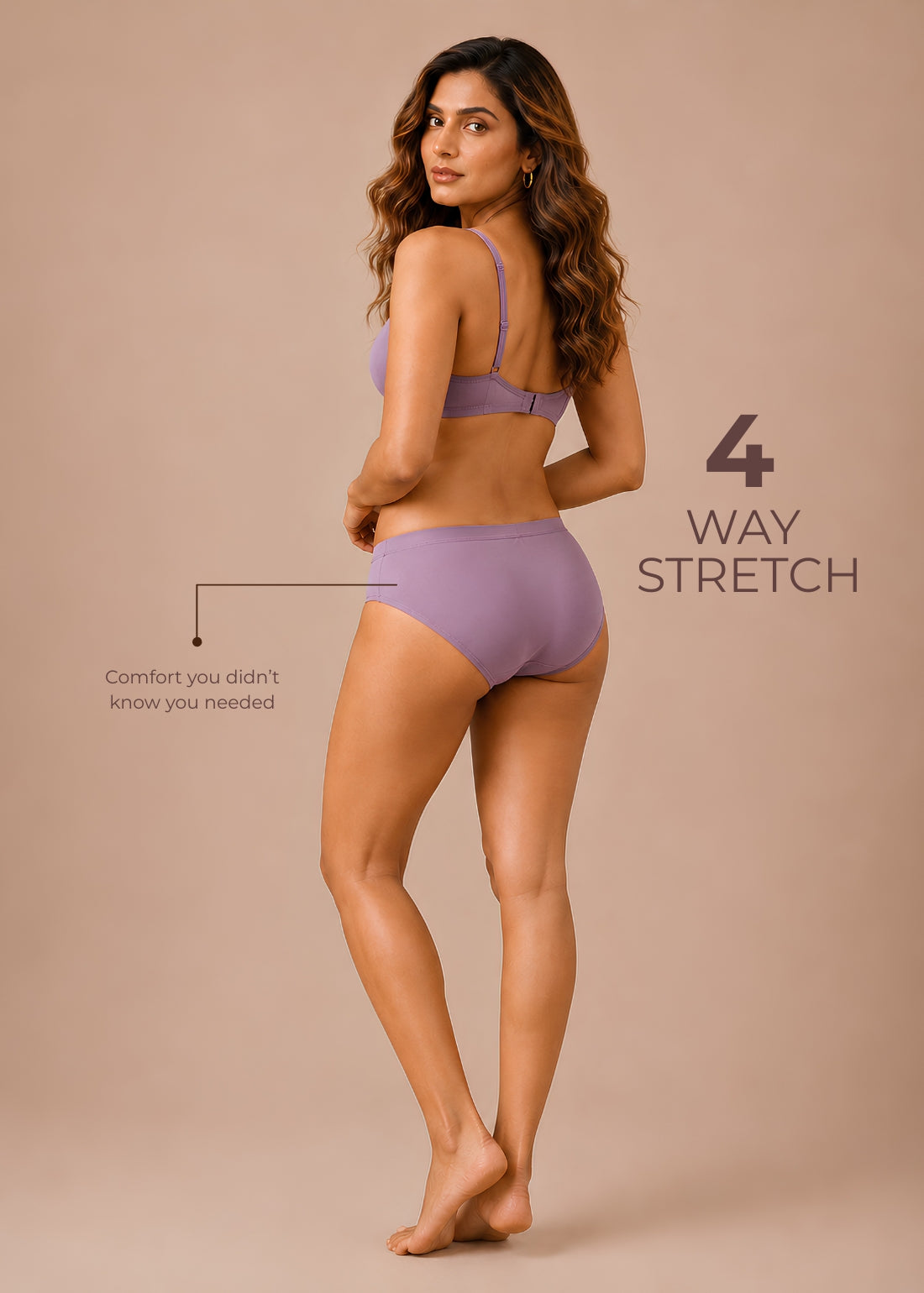 Seamless Comfort Hipster Brief – Lavender