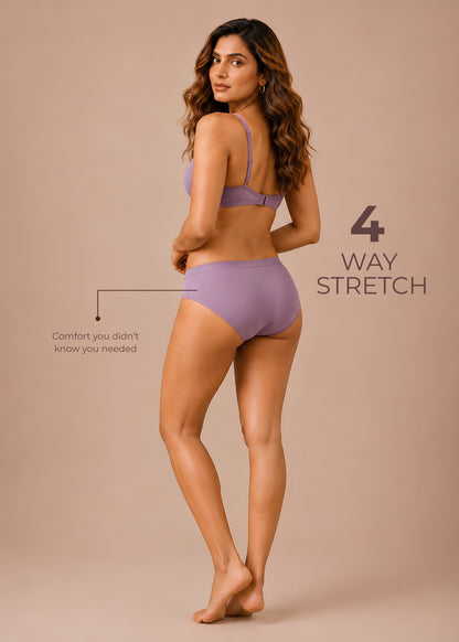 Seamless Comfort Hipster Brief – Lavender