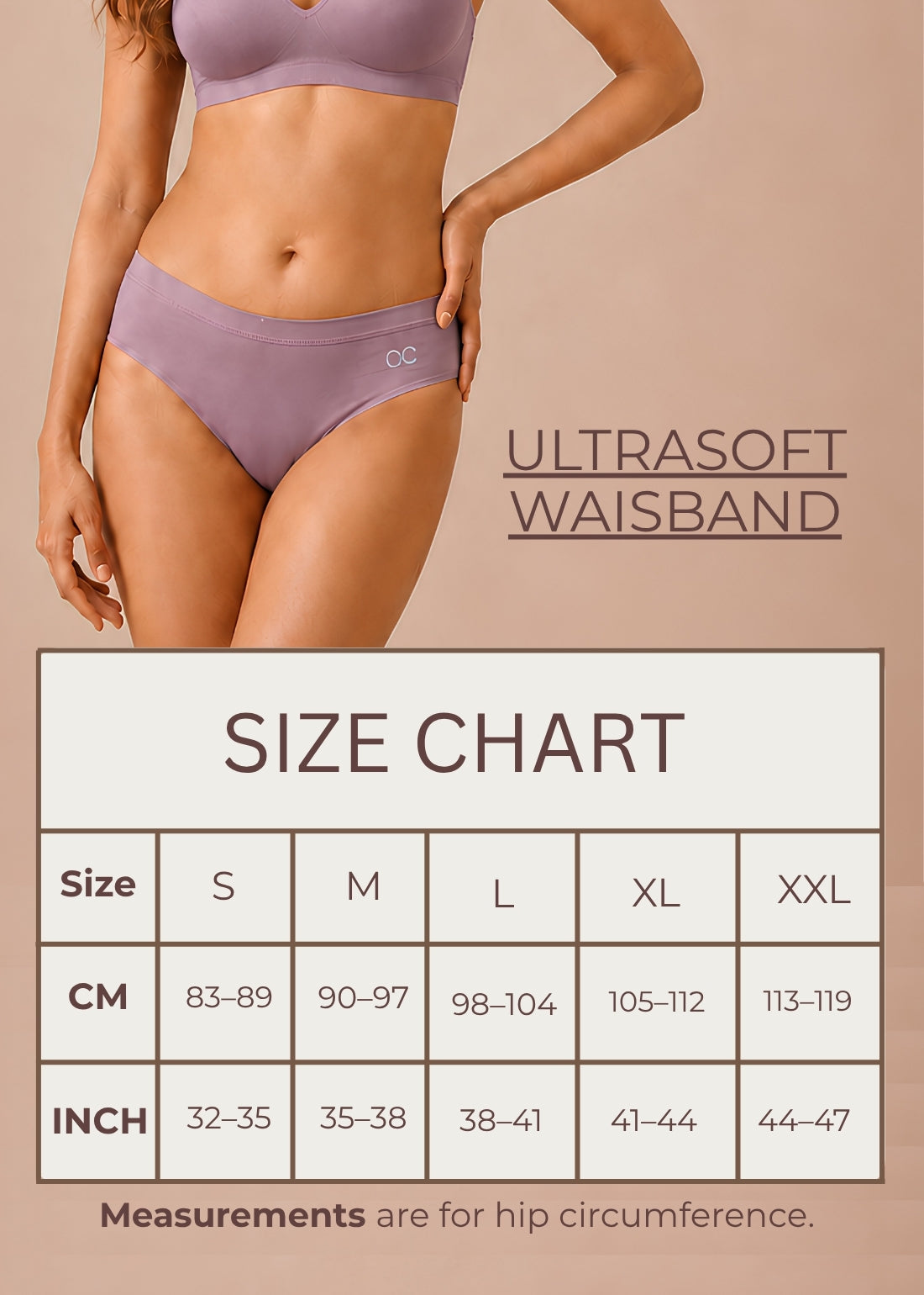 Seamless Comfort Hipster Brief – Lavender
