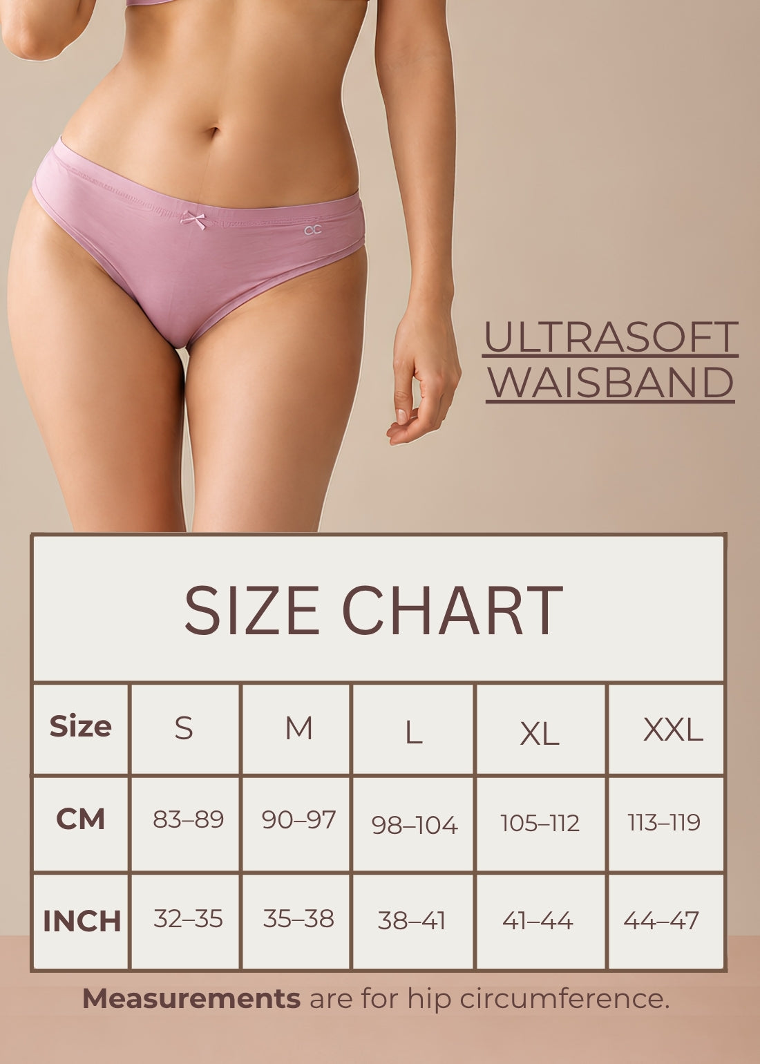 Seamless Comfort Hipster Brief – Soft Pink